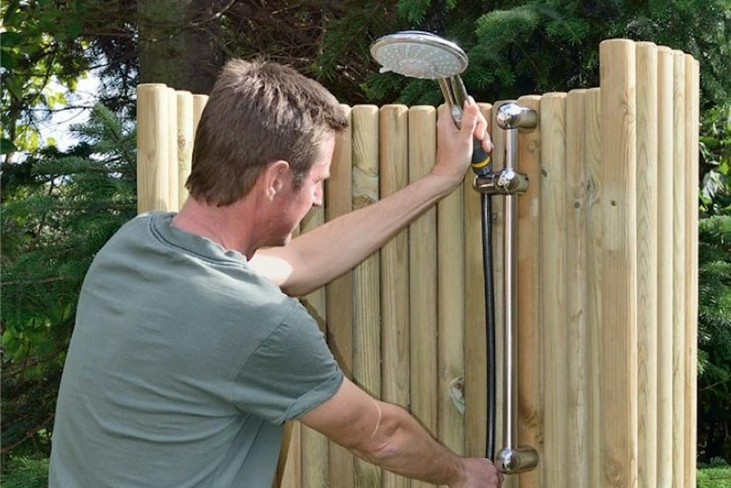 Utedusj Bygg selv en utedusj